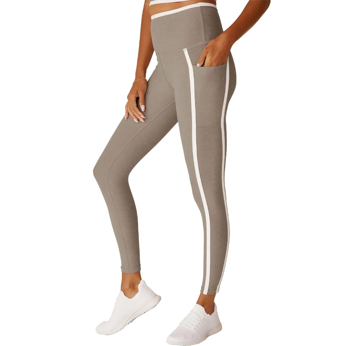 Women's Spacedye New Moves High Waisted Midi Legging